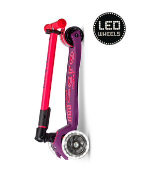 Micro Step Maxi Deluxe Inklapbaar LED Paars Roze Neon Micro Step Maxi Deluxe Inklapbaar LED Paars Roze Neon