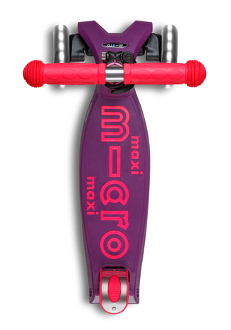 Micro Step Maxi Deluxe Inklapbaar LED Paars Roze Neon