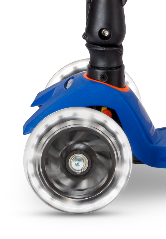 Micro Step Maxi Deluxe Inklapbaar LED Blauw Oranje Neon