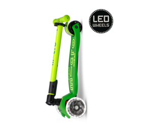 Micro Step Maxi Deluxe Inklapbaar LED Geel Groen Neon Micro Step Maxi Deluxe Inklapbaar LED Geel Groen Neon