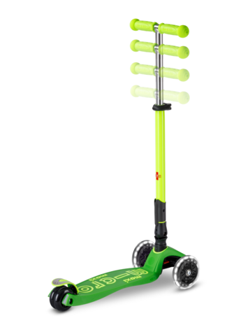 Micro Step Maxi Deluxe Inklapbaar LED Geel Groen Neon