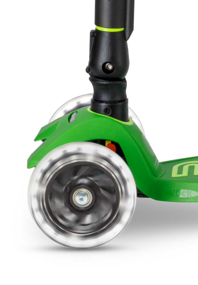 Micro Step Maxi Deluxe Inklapbaar LED Geel Groen Neon