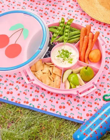 Rice Opbergbox Cherry Pink