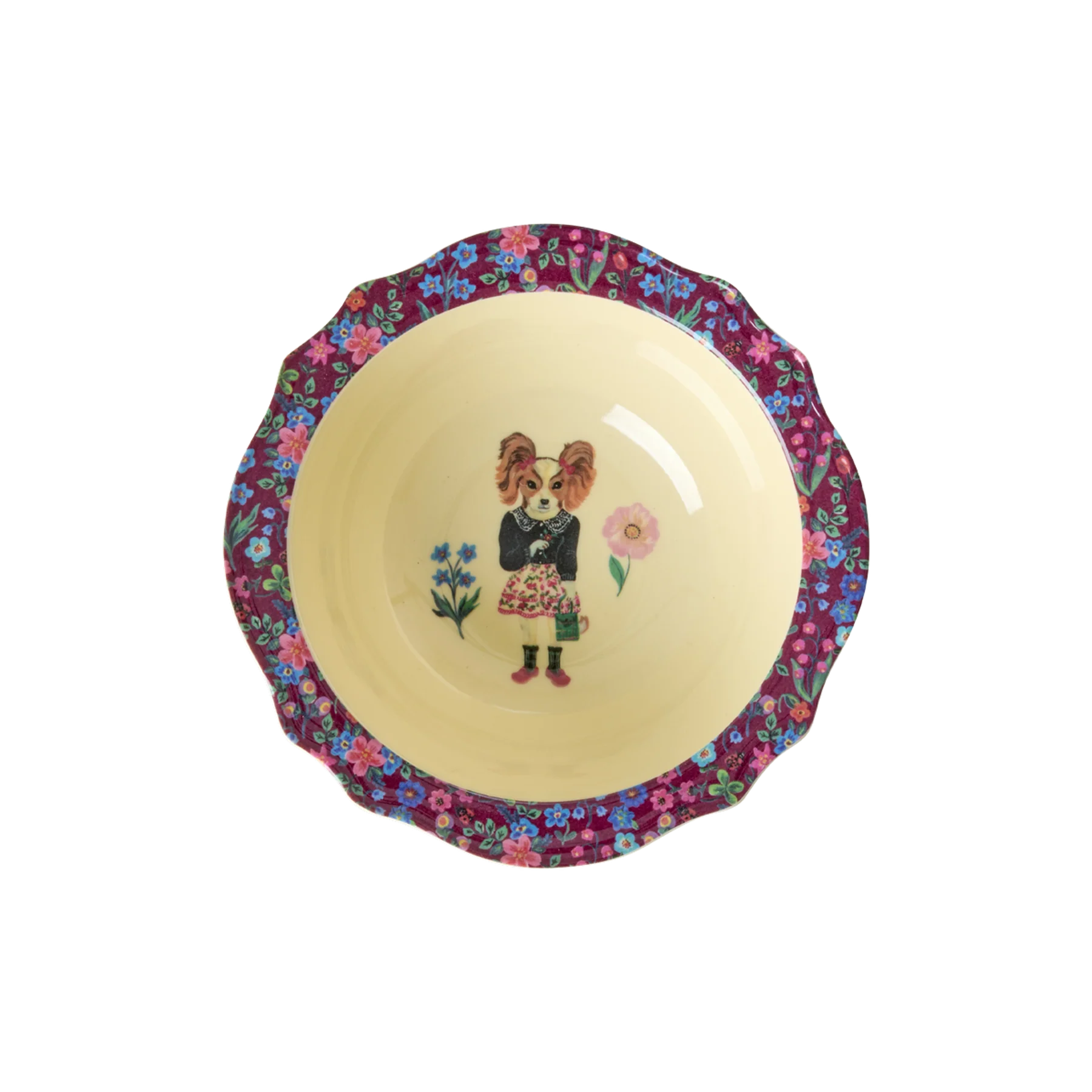 Kom Vintage Small Nathalie Lété Bordeaux afbeelding