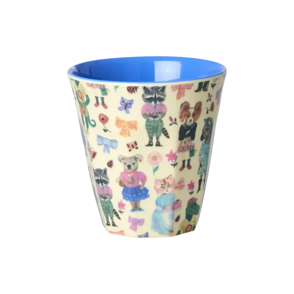 Rice Melamine Beker - Small - Nathalie Lété Blue