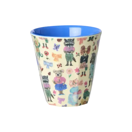 Rice Melamine Beker - Small - Nathalie Lété Blue