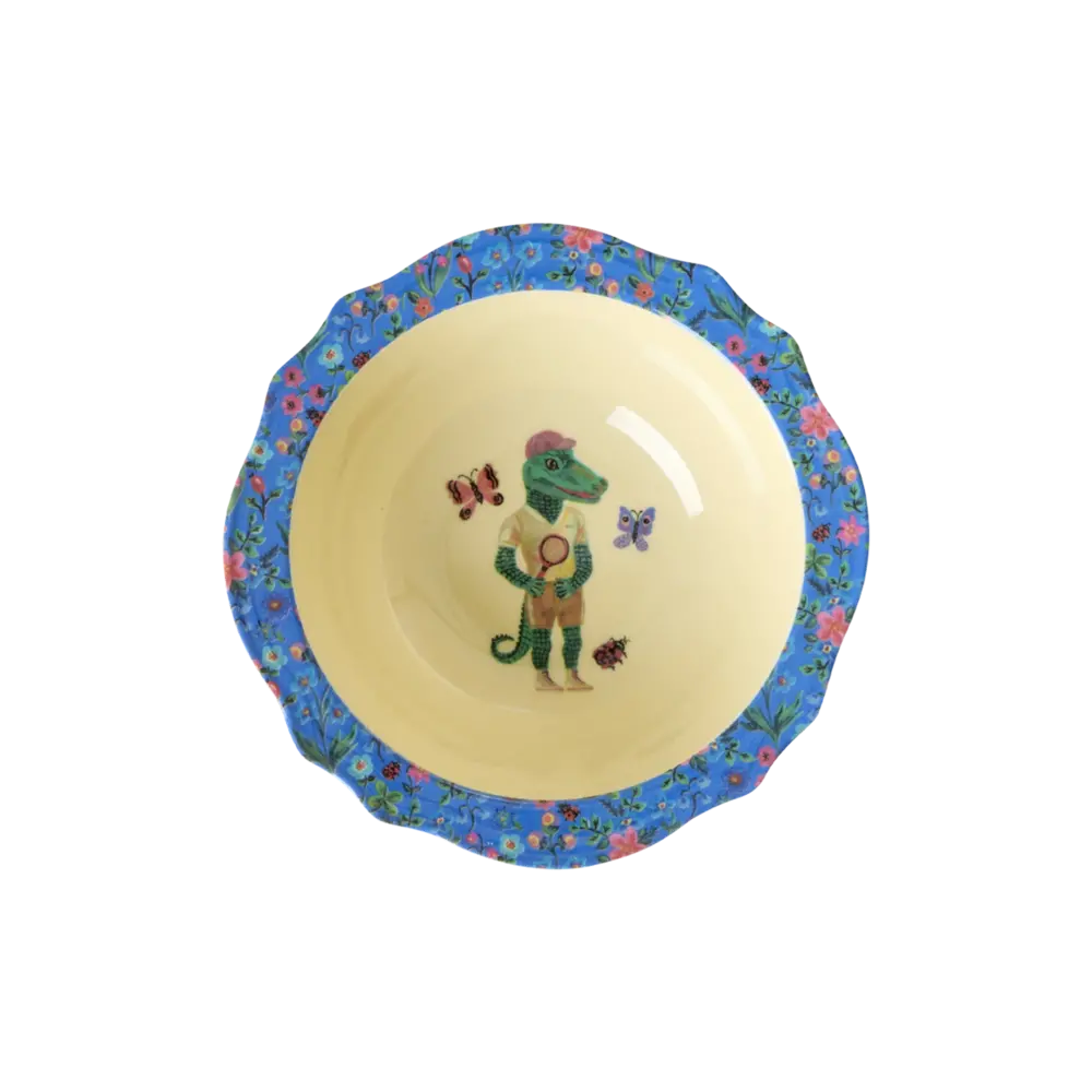 Rice Melamine Kom Vintage - Small - Nathalie Lété Blue