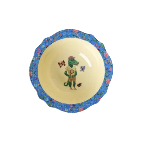 Rice Melamine Kom Vintage - Small - Nathalie Lété Blue