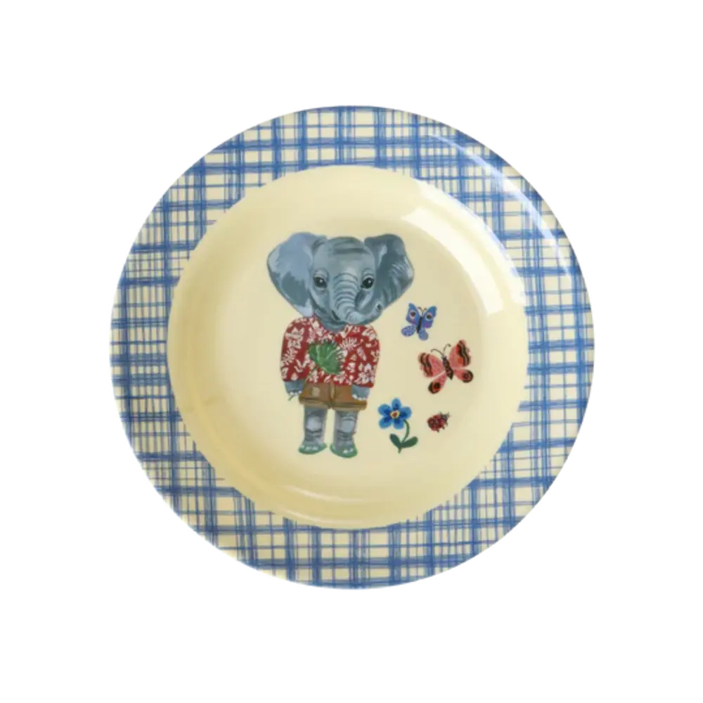 Nathalie Lété Vintage Dinner Plate in Blue Koala main image 0