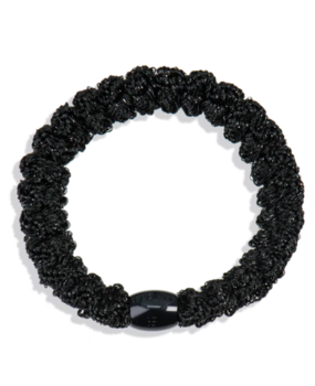 Kknekki Haarelastiekje Lace Black Glitter