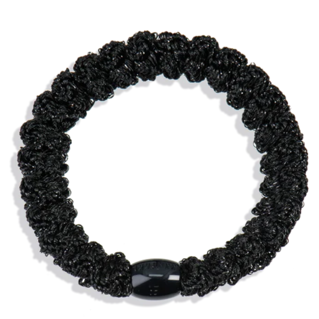 Haarelastiekje Lace Black Glitter afbeelding