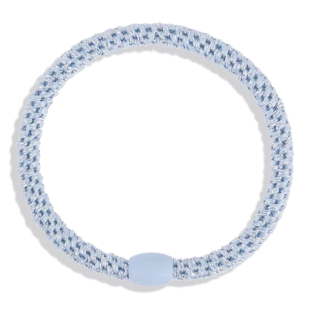 Haarelastiekje Slim Sea Blue Glitter afbeelding