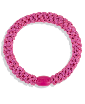 Kknekki Haarelastiekje Strong Pink Glitter