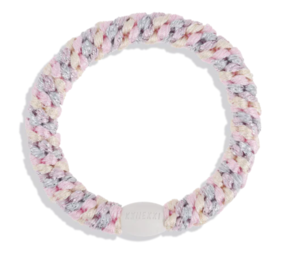 Kknekki Haarelastiekje Mix Silver Pink Glitter Kknekki Haarelastiekje Mix Silver Pink Glitter