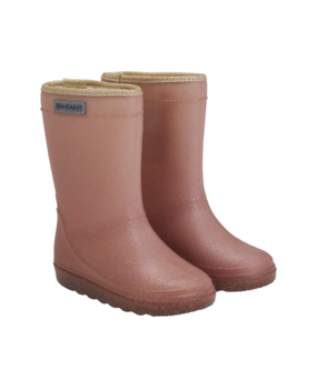 EnFant Regenlaarsjes Thermoboots Rose Taupe Glitter