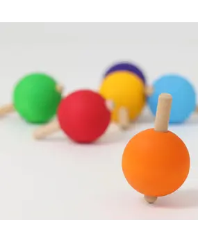 Grimm's Houten Spinners Rainbow 6 stuks Grimm's Houten Spinners Rainbow 6 stuks