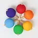 Grimm's Houten Spinners Rainbow 6 stuks Grimm's Houten Spinners Rainbow 6 stuks