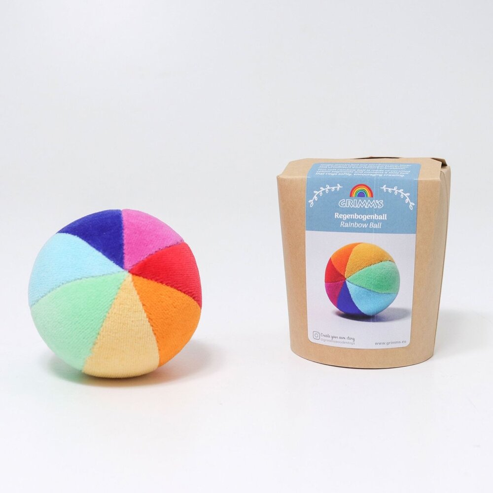 Grimm's Pluche Speelbal Regenboog