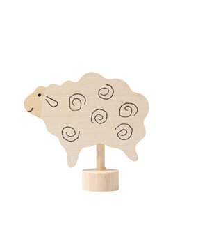 Grimm's Houten Steker Staand Schaap Grimm's Houten Steker Staand Schaap