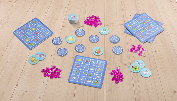 HABA Eenhoorn Flonkerglans: Flonkerbingo HABA Eenhoorn Flonkerglans: Flonkerbingo