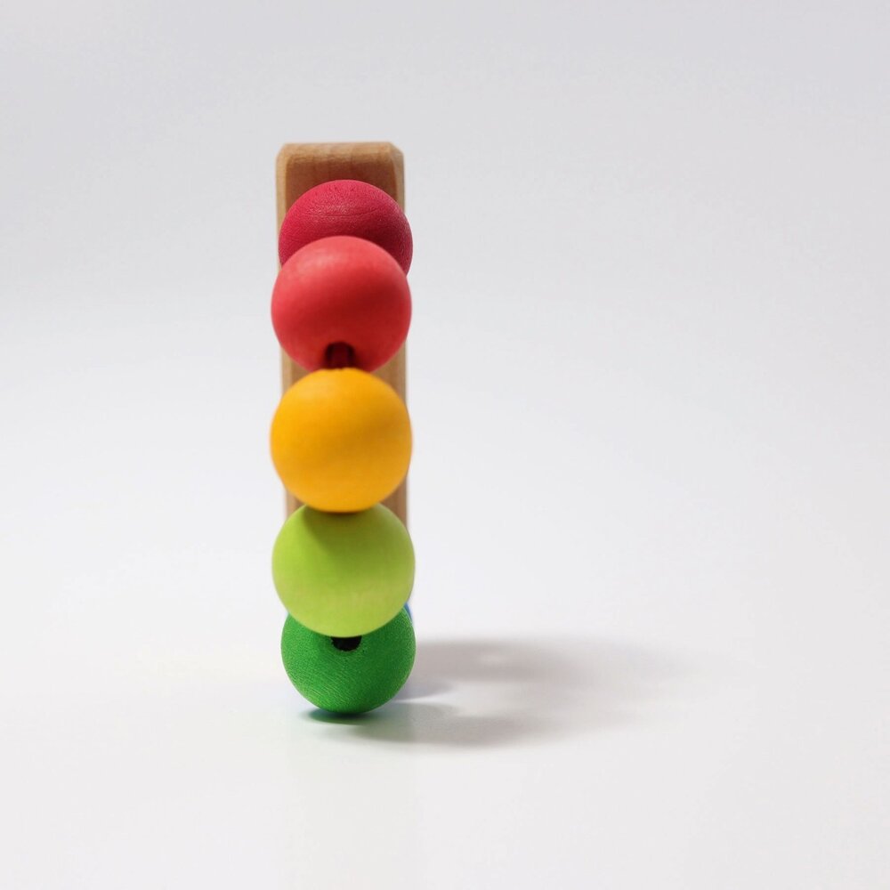 Grimm's Houten Bijtspeeltje Regenboog Boot Grimm's Houten Bijtspeeltje Regenboog Boot