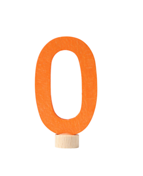 Grimm's Houten Steker Cijfer 0