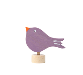 Grimm's Houten Steker Zittende Vogel Grimm's Houten Steker Zittende Vogel