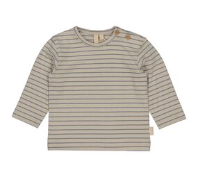 LEVV Shirt Laurens Light Grey Stripe