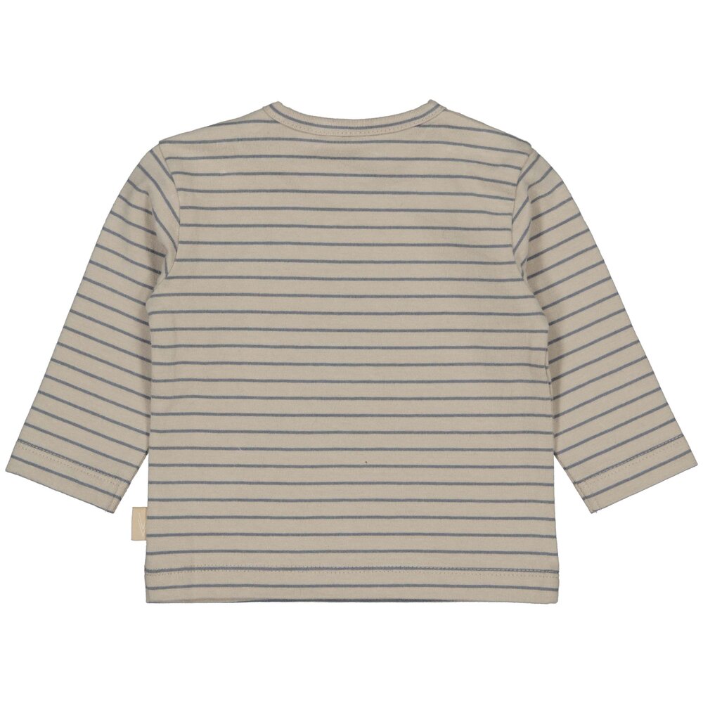 LEVV Shirt Laurens Light Grey Stripe