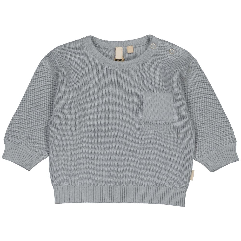 LEVV Sweater Levi Blue Grey