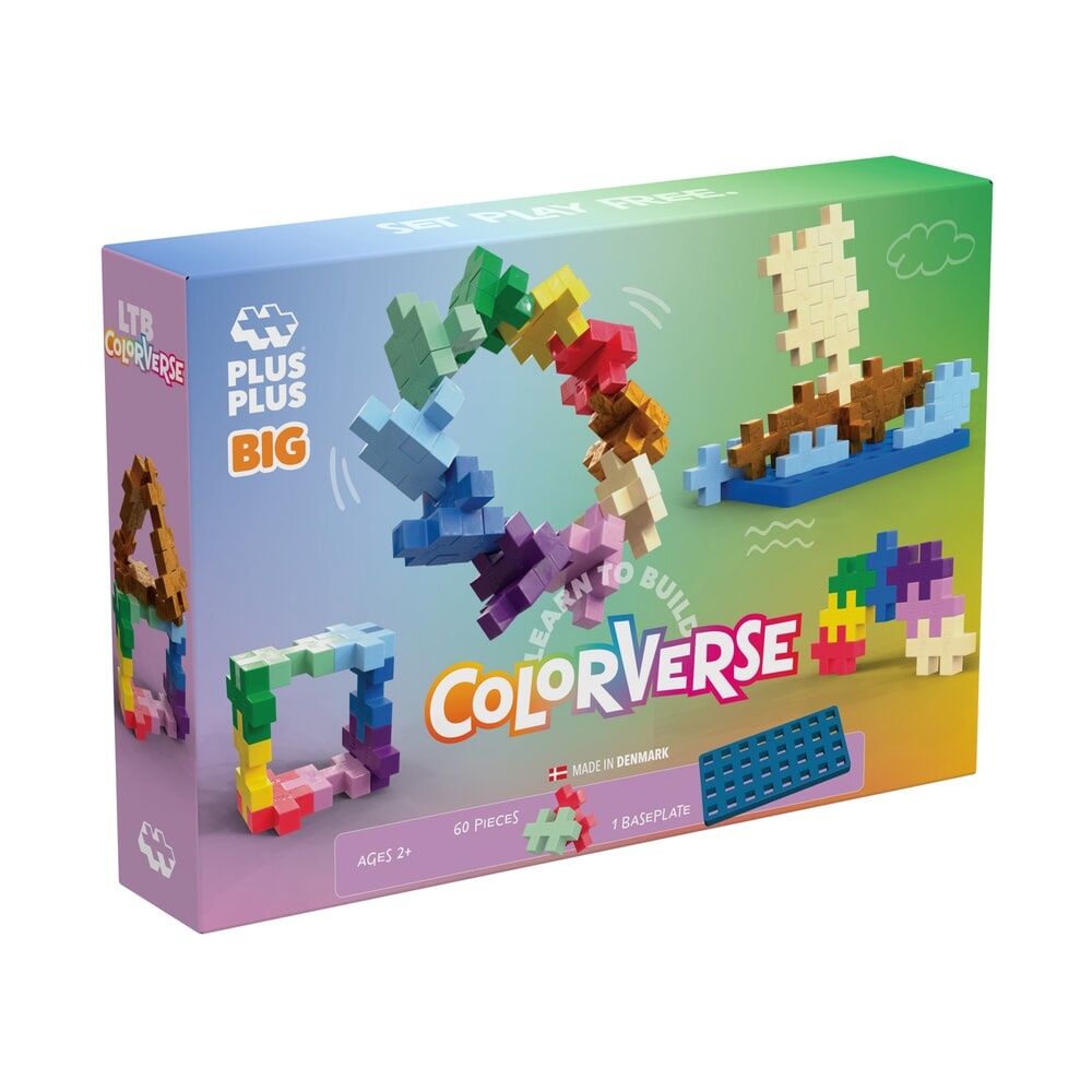 Plus Plus BIG Learn to Build - Colorverse afbeelding