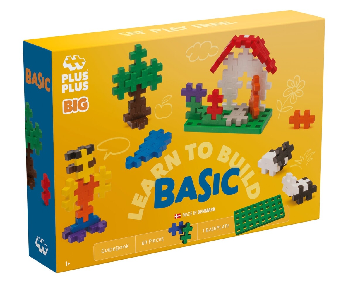Plus Plus BIG Learn to Build (60 stukjes) afbeelding