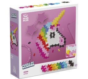 Plus-Plus Plus Plus Puzzle by Number Eenhoorn (250 stukjes)