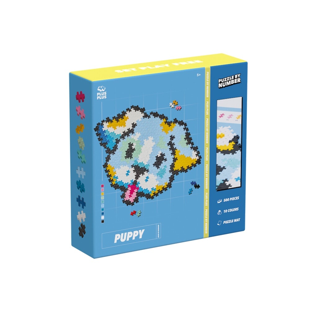 Plus Plus Puzzle by Number Puppy (500 stukjes) afbeelding