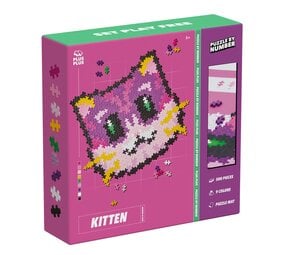 Plus-Plus Plus Plus Puzzle by Number Kat Poes (500 stukjes) Plus-Plus Plus Plus Puzzle by Number Kat Poes (500 stukjes)
