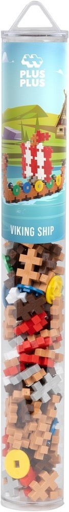 Plus Plus Tube Viking Schip (100 stukjes) afbeelding