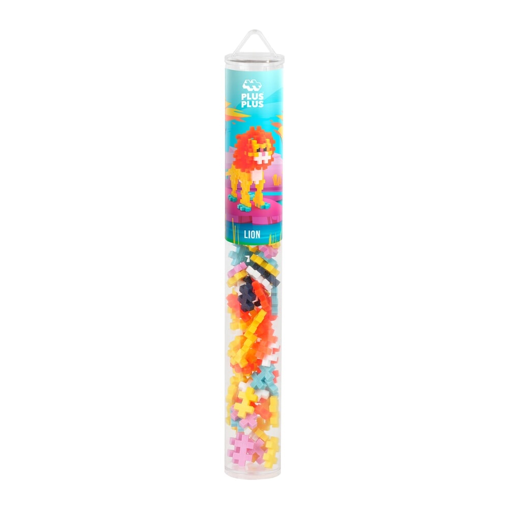 Plus Plus Tube Leeuw (100 stukjes) afbeelding