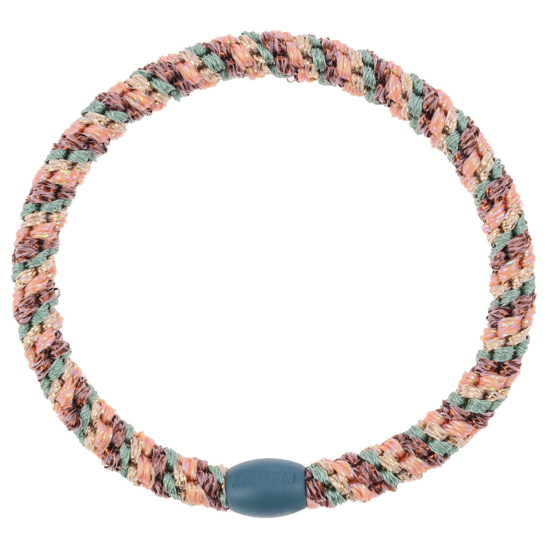 Haarelastiekje Slim Mix Plum Faded Green Glitter afbeelding