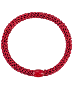 Kknekki Haarelastiekje Slim Light Bordeaux Glitter