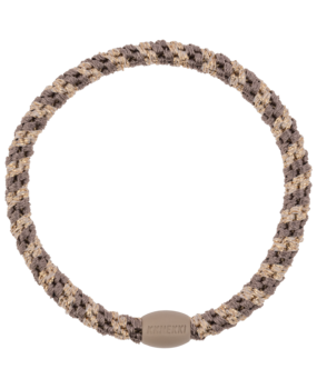Kknekki Haarelastiekje Slim Mole Beige Glitter