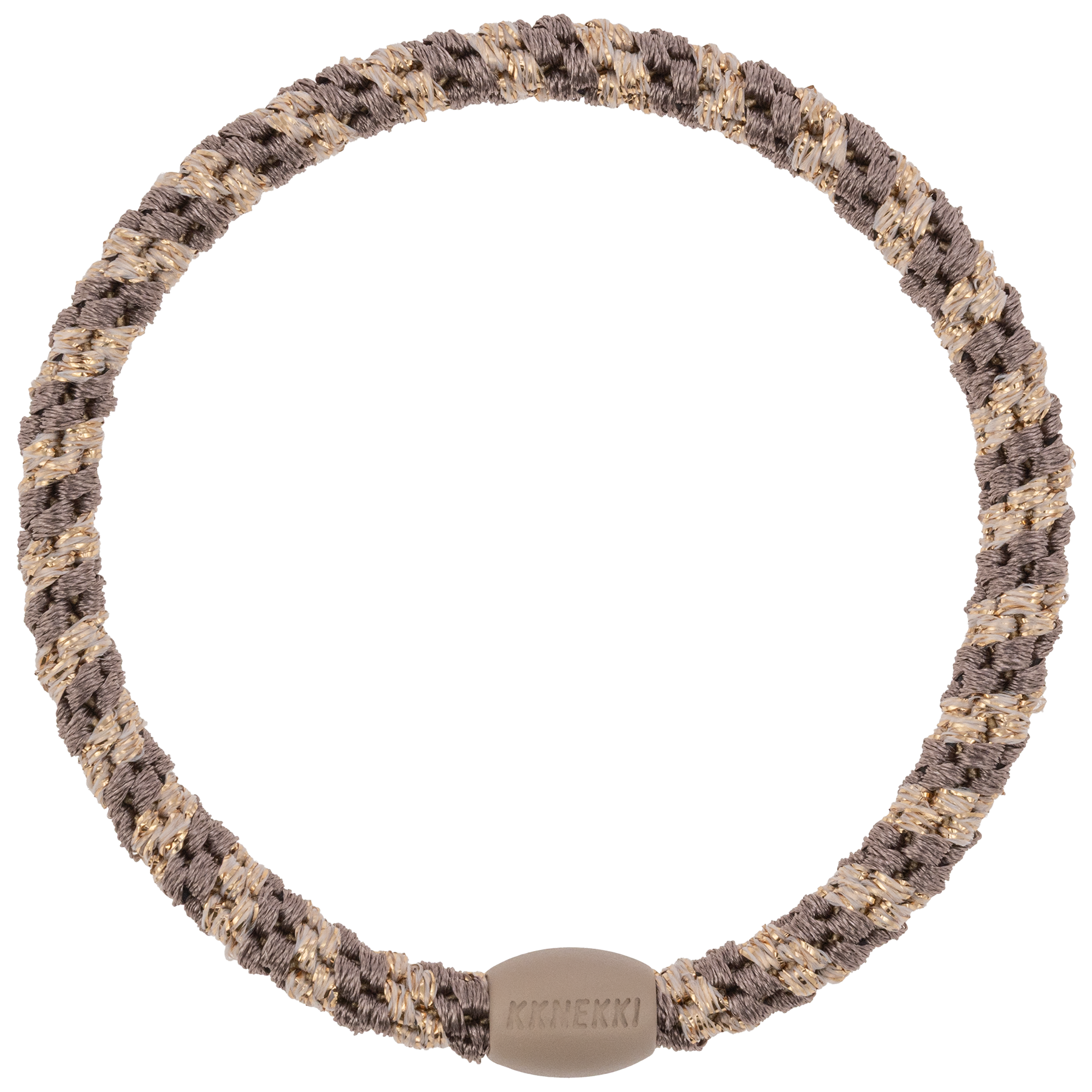 Haarelastiekje Slim Mole Beige Glitter afbeelding