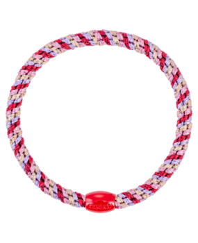 Kknekki Haarelastiekje Slim Mix Lavender Bordeaux Glitter