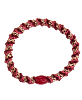 Kknekki Haarelastiekje Slim Bordeaux Rosegold
