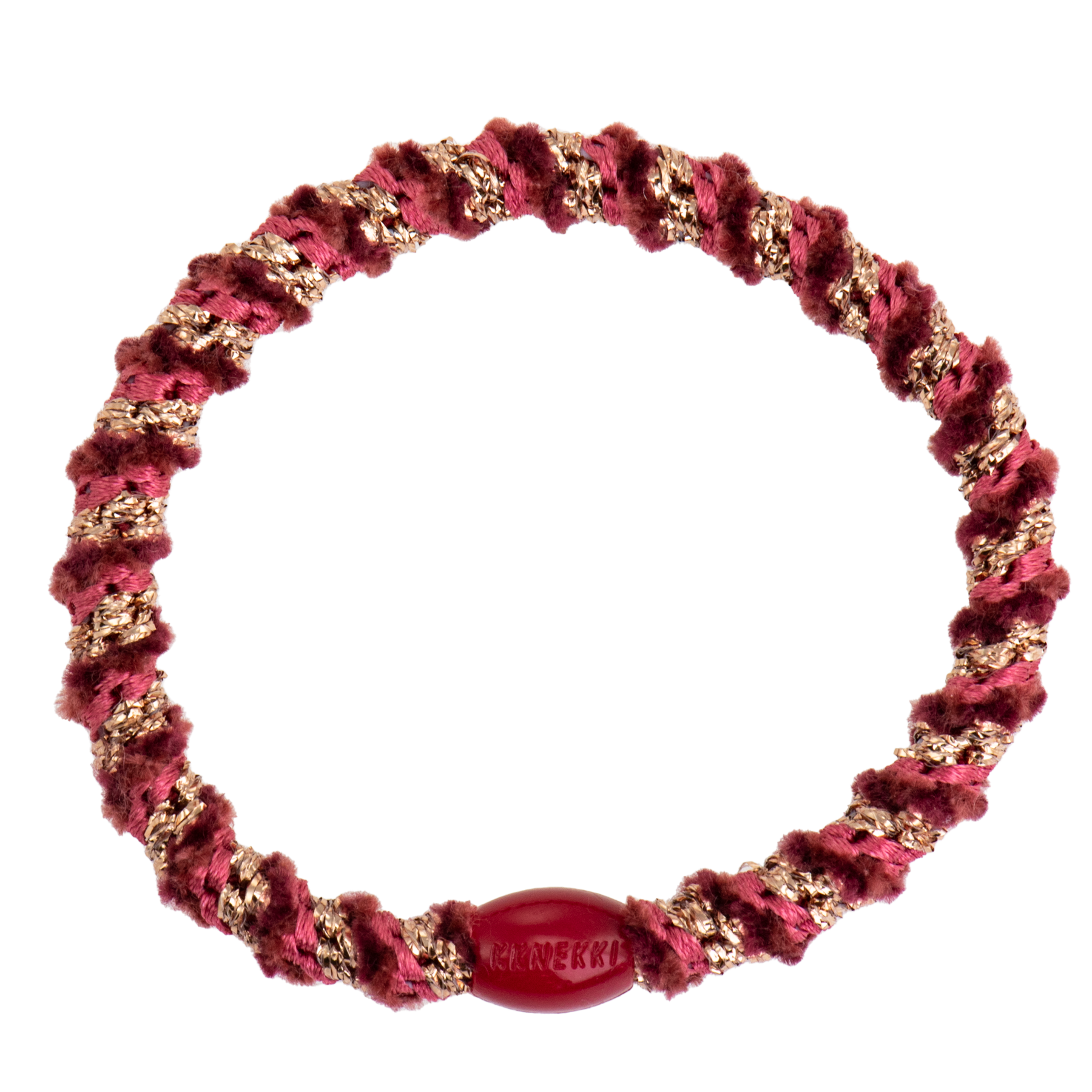 Haarelastiekje Slim Bordeaux Rosegold afbeelding
