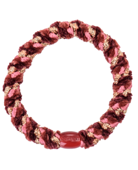 Kknekki Haarelastiekje Mix Bordeaux Rosegold