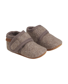 EnFant Slofjes Wol Walnut