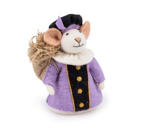 Sjaal met Verhaal Decoratie Muis Pietermuis Lila Sjaal met Verhaal Decoratie Muis Pietermuis Lila