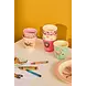 Rice Melamine Beker Jungle Small 6-pack Pink Rice Melamine Beker Jungle Small 6-pack Pink