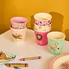Rice Melamine Beker - Small - Jungle Pink - 6-Pack