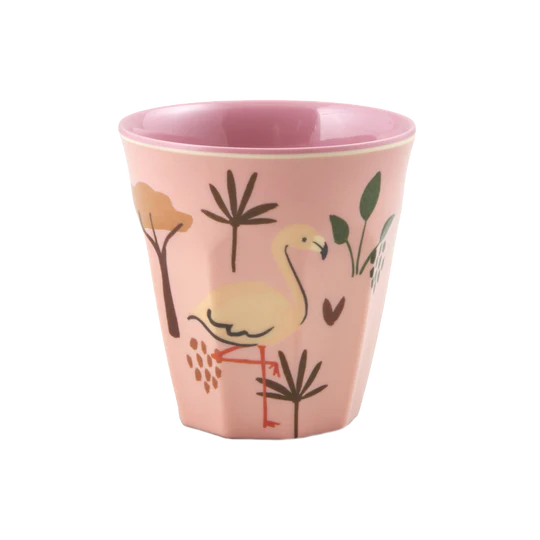Melamine Beker Jungle Animal Pink Small afbeelding